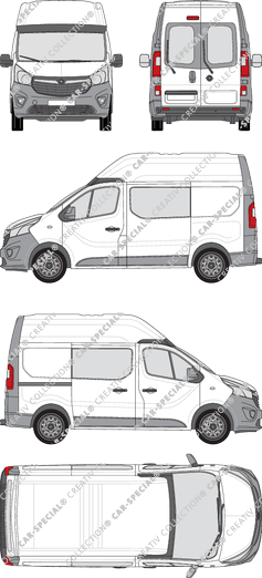 Opel Vivaro van/transporter, 2014–2019 (Opel_389)