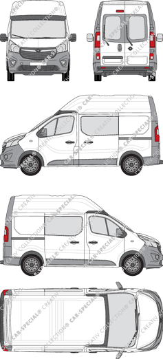Opel Vivaro van/transporter, 2014–2019 (Opel_390)