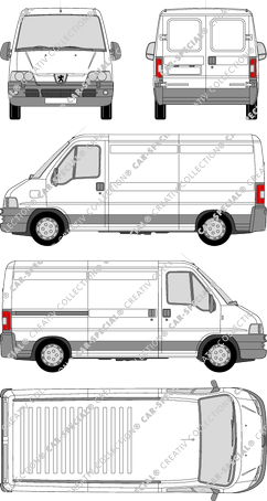 Peugeot Boxer van/transporter, 2002–2006 (Peug_069)