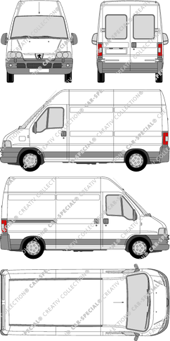 Peugeot Boxer van/transporter, 2002–2006 (Peug_095)