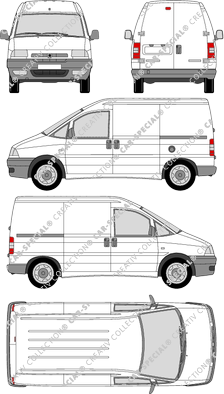 Peugeot Expert van/transporter, 1995–2006 (Peug_108)