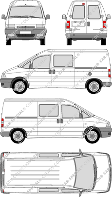Peugeot Expert van/transporter, 1995–2006 (Peug_111)