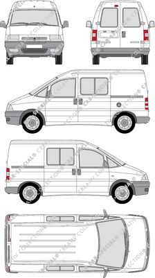 Peugeot Expert minibus, 1995–2006 (Peug_112)