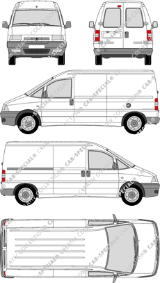 Peugeot Expert van/transporter, 1995–2006 (Peug_114)