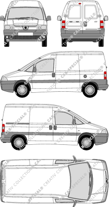 Peugeot Expert van/transporter, 2004–2007 (Peug_137)