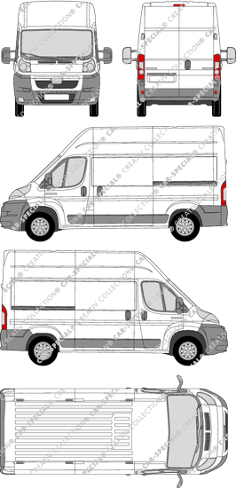 Peugeot Boxer van/transporter, 2006–2014 (Peug_163)