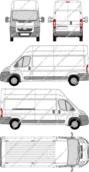 Peugeot Boxer van/transporter, 2006–2014 (Peug_168)