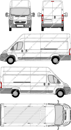 Peugeot Boxer van/transporter, 2006–2014 (Peug_171)