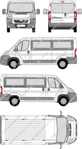 Peugeot Boxer minibus, 2006–2014 (Peug_193)