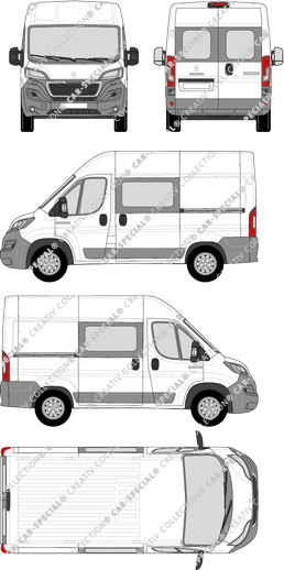 Peugeot Boxer van/transporter, 2014–2024 (Peug_301)