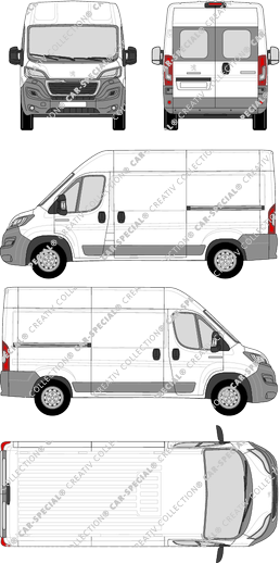 Peugeot Boxer van/transporter, 2014–2024 (Peug_311)