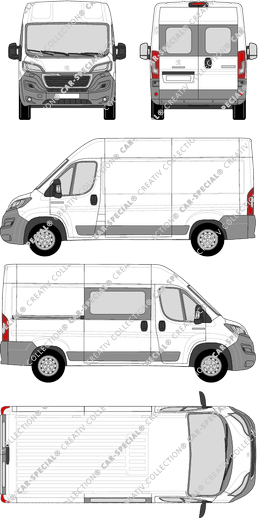 Peugeot Boxer van/transporter, 2014–2024 (Peug_312)