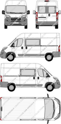 Peugeot Boxer van/transporter, 2014–2024 (Peug_313)
