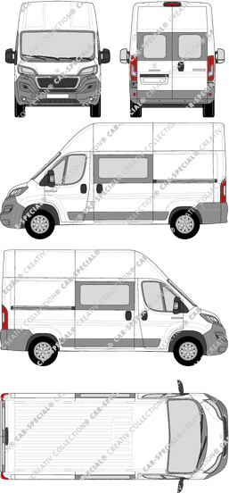 Peugeot Boxer van/transporter, 2014–2024 (Peug_319)