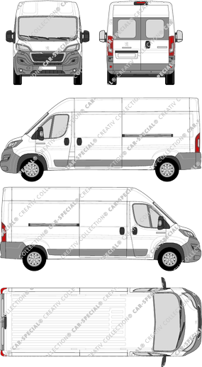Peugeot Boxer van/transporter, 2014–2024 (Peug_323)
