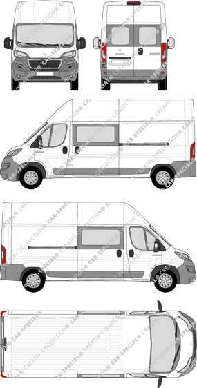 Peugeot Boxer van/transporter, 2014–2024 (Peug_331)