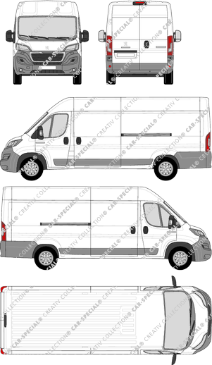 Peugeot Boxer van/transporter, 2014–2024 (Peug_333)
