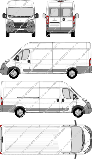 Peugeot Boxer van/transporter, 2014–2024 (Peug_334)