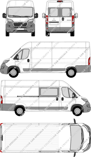 Peugeot Boxer van/transporter, 2014–2024 (Peug_336)