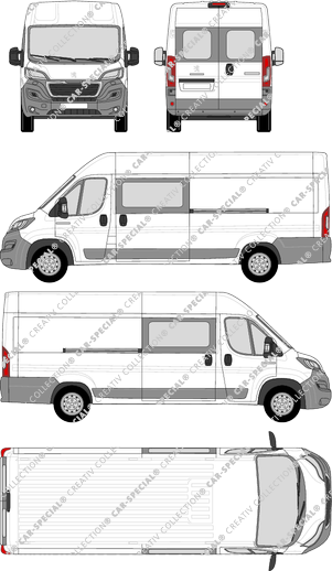 Peugeot Boxer van/transporter, 2014–2024 (Peug_337)