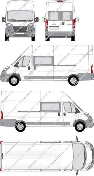 Peugeot Boxer van/transporter, 2014–2024 (Peug_343)