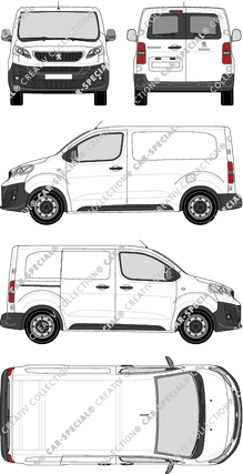 Peugeot Expert van/transporter, 2016–2024 (Peug_433)