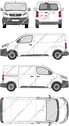 Peugeot Expert van/transporter, 2016–2024 (Peug_439)