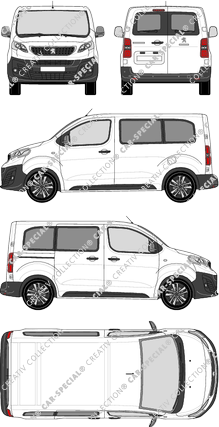 Peugeot Expert minibus, current (since 2016) (Peug_455)