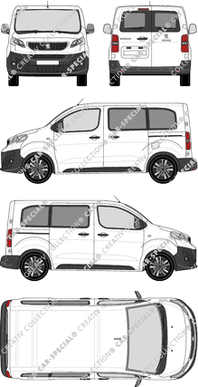 Peugeot Expert minibus, current (since 2016) (Peug_456)