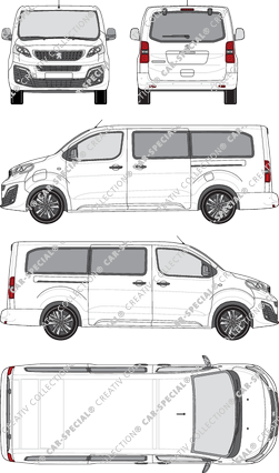 Peugeot e-Traveller microbús, actual (desde 2020) (Peug_548)
