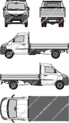 Piaggio Porter NP6 camión basculador, actual (desde 2021) (Piag_025)