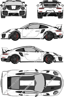 Porsche 911 GT2 RS, Coupé, 2 Doors (2018)