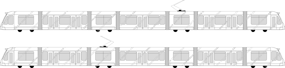 Straßenbahn Freiburg, Potsdam Combino, Duewag, Combino, Duewag