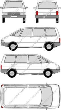 Renault Espace Kombi, 1984–1990 (Rena_008)