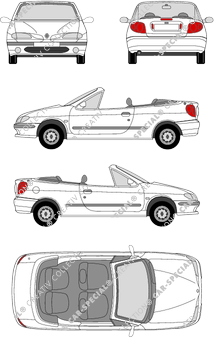 Renault Mégane Cabrio, 1997–1999 (Rena_018)