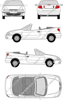 Renault Mégane Cabrio, 2001–2002 (Rena_019)