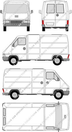 Renault Master van/transporter, 1980–1994 (Rena_032)