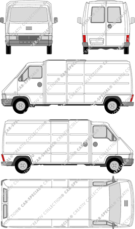 Renault Master van/transporter, 1980–1994 (Rena_033)