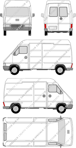 Renault Master van/transporter, 1980–1994 (Rena_034)