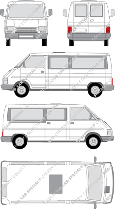 Renault Trafic minibus, 1994–2001 (Rena_046)