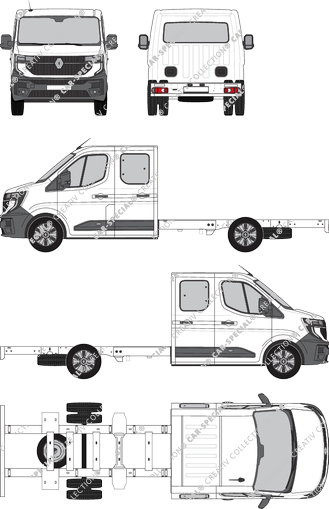 Renault Master chasis vacío, actual (desde 2024) (Rena_1121)