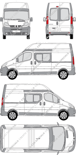Renault Trafic van/transporter, 2003–2008 (Rena_166)