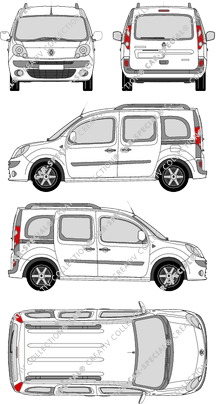 Renault Kangoo fourgon, 2008–2013 (Rena_242)