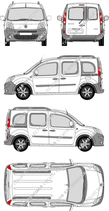 Renault Kangoo van/transporter, 2008–2013 (Rena_253)