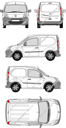 Renault Kangoo Rapid, Rapid Compact, van/transporter, Rear Flap (2008)