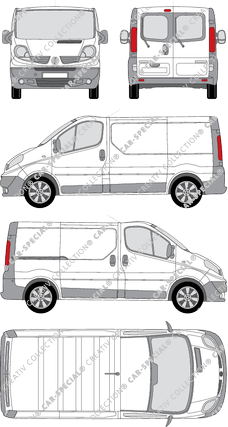 Renault Trafic van/transporter, 2008–2014 (Rena_283)