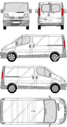 Renault Trafic van/transporter, 2008–2014 (Rena_284)