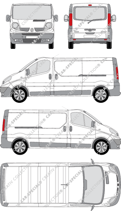 Renault Trafic van/transporter, 2008–2014 (Rena_290)