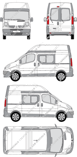 Renault Trafic van/transporter, 2008–2014 (Rena_310)