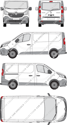 Renault Trafic van/transporter, 2014–2019 (Rena_551)